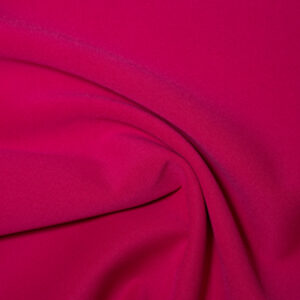 Scuba Jersey Knit Stretch Spandex Fabric Material - CERISE