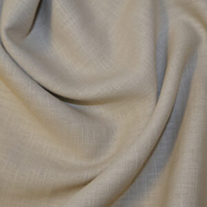 Washed Linen Canvas Fabric Material - NATURAL
