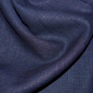 Washed Linen Canvas Fabric Material - NAVY