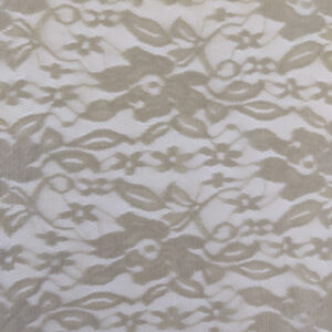 Floral Lace Fiona Fabric Material - SAND