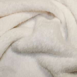 Supersoft Coral Fleece Fabric Material - CREAM