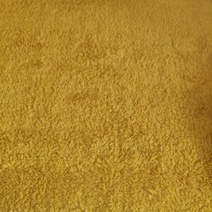 Supersoft Mary's Lamb Sherpa Cuddlesoft Fleece Fabric Material - MUSTARD