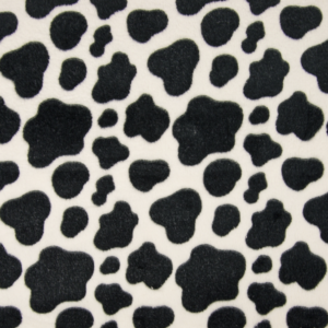 Super Soft Coral Cuddle Fleece Fabric Material COW