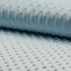 Luxury Supersoft DIMPLE Cuddle Soft Fleece Fabric Material - BLUE
