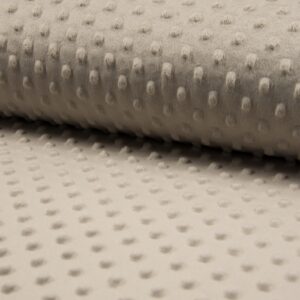 Luxury Supersoft DIMPLE Cuddle Soft Fleece Fabric Material - SAND