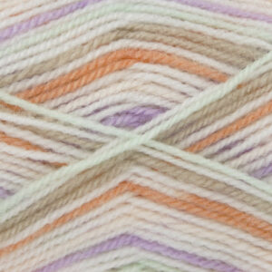 King Cole CANDYSTRIPE DK Wool Yarn 100g - 1656 Lolipop