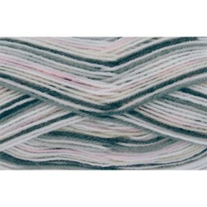 King Cole CANDYSTRIPE DK Wool Yarn 100g - 3357 Liquorice