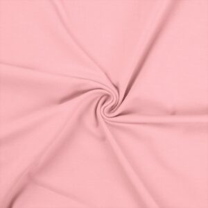 Cotton Jersey Spandex Stretch Dress Fabric Material - PAPILLON PINK