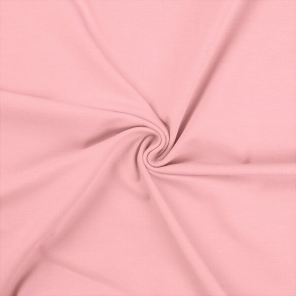 Cotton Jersey Spandex Stretch Dress Fabric Material PAPILLON PINK