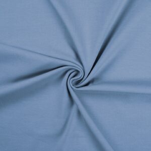 Cotton Jersey Spandex Stretch Dress Fabric Material - LT BLUE