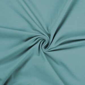 Cotton Jersey Spandex Stretch Dress Fabric Material - DUSTY BLUE