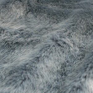 Super Luxury Faux Fur Fabric Material - SWISS BABY BLUE