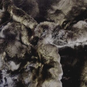 Super Luxury Faux Fur Fabric Material - BROWN CRUSH