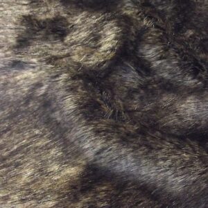 Super Luxury Faux Fur Fabric Material - BROWN BERBER