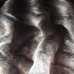 Super Luxury Faux Fur Fabric Material GREY CHINCHILLA