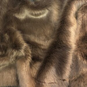 Super Luxury Faux Fur Fabric Material - SWISS MOCHA