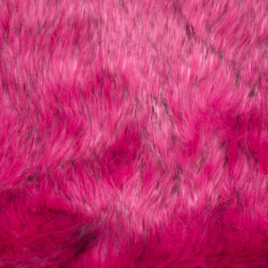 Super Luxury Faux Fur Fabric Material - LONG SKY FUCHSIA