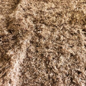 Super Luxury MONGOLIAN Faux Fur Fabric Material - LT BROWN