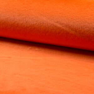 LUXURY Short Plush Super Soft Faux Fur Fabric Material - BRIGHT ORANGE