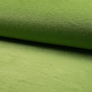 LUXURY Short Plush Super Soft Faux Fur Fabric Material - LIME GREEN
