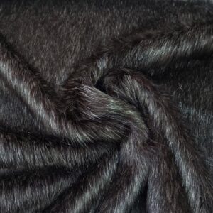 Super Luxury Faux Fur Fabric Material - LONG PILE SAND BROWN