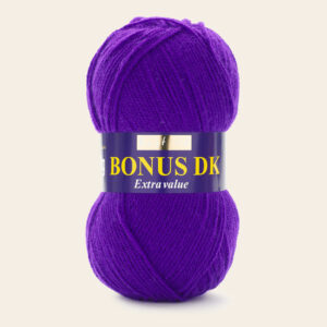 Sirdar Hayfield Bonus DK Double Knitting Yarn Wool 100g - 828 Bright Purple