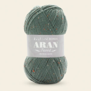 Sirdar Hayfield BONUS ARAN TWEED WITH WOOL Knitting Wool Yarn 400g- 711 Evergreen