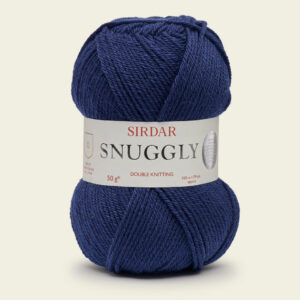 Sirdar SNUGGLY DOUBLE KNITTING BABY Knitting Yarn 50g - 224 Light Navy