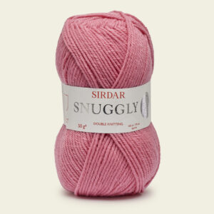 Sirdar SNUGGLY DOUBLE KNITTING BABY Knitting Yarn 50g - 350 Spicy Pink