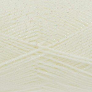 King Cole Glitz Double Knitting Yarn Wool 100g - 1522 Polar