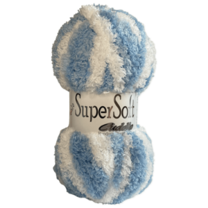 Jarol SUPERSOFT CUDDLY PRINTS CHUNKY Knitting Wool Yarn 100g - 6320 Blue Moon