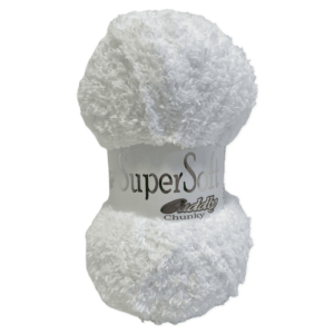 Jarol SUPERSOFT CUDDLY CHUNKY Knitting Wool Yarn 100g - 01 White