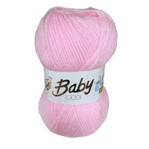 Woolcraft Baby Care DK Knitting Wool / Yarn 100g - 601 Pink