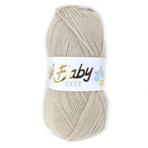 Woolcraft Baby Care DK Knitting Wool / Yarn 100g - 609 Beige