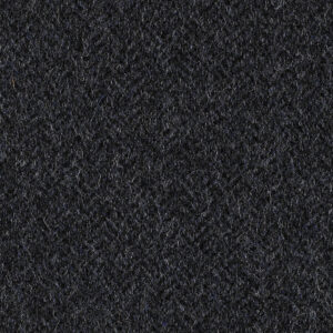 Pure Wool Shetland Herringbone Fabric Material - DENIM