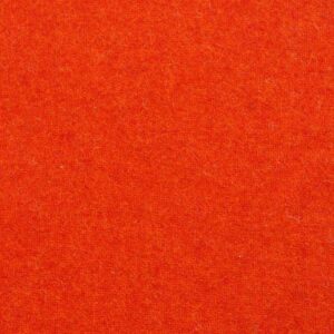 Pure Wool Shetland Twill Fabric Material - SPICY ORANGE