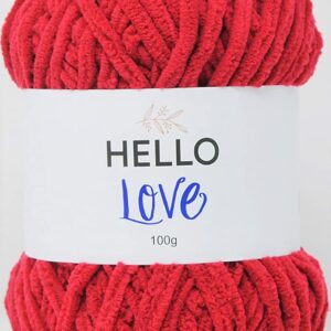 Creative World Of Crafts Hello Love Yarn - 008 Rose Red