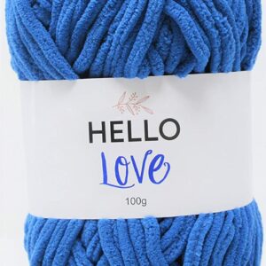 Creative World Of Crafts Hello Love Yarn - 012 Dolphin Blue