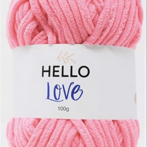 Creative World Of Crafts Hello Love Yarn - 015 Soft Pink