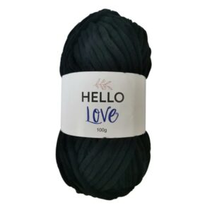 Creative World Of Crafts Hello Love Yarn - 004 Black