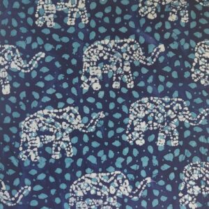 Hand Dyed Cotton Batik Fabric Material JLB0147