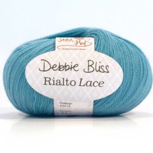 DIS Debbie Bliss RIALTO LACE Knitting Wool Yarn 50g - 44018 Aqua