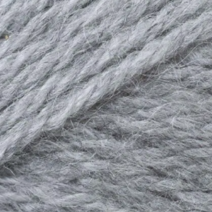 James C Brett Aztec Aran with Alpaca Knitting Wool Yarn 100g - AL10 Silver Grey