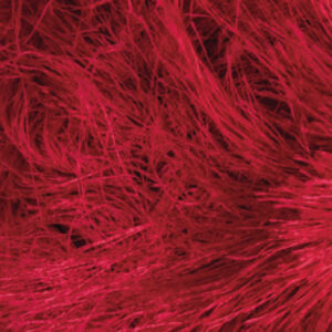 James C Brett Faux Fur Knitting Wool Yarn 100g - H09 Red