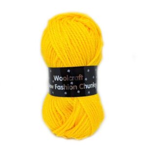 Woolcraft New Fashion Chunky Knitting Yarn Wool 100g - 1126 Amber