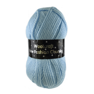 Woolcraft New Fashion Chunky Knitting Yarn Wool 100g - 138 Blue