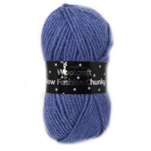 Woolcraft New Fashion Chunky Knitting Yarn Wool 100g - 200 Denim