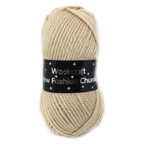 Woolcraft New Fashion Chunky Knitting Yarn Wool 100g - 225 Beige