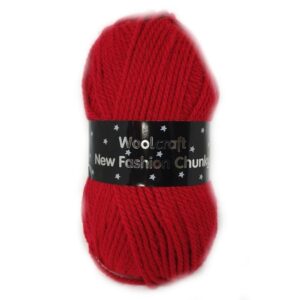 Woolcraft New Fashion Chunky Knitting Yarn Wool 100g - 293 Wine
