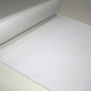 Self Adhesive Felt Baize Fabric Mini Rolls - WHITE